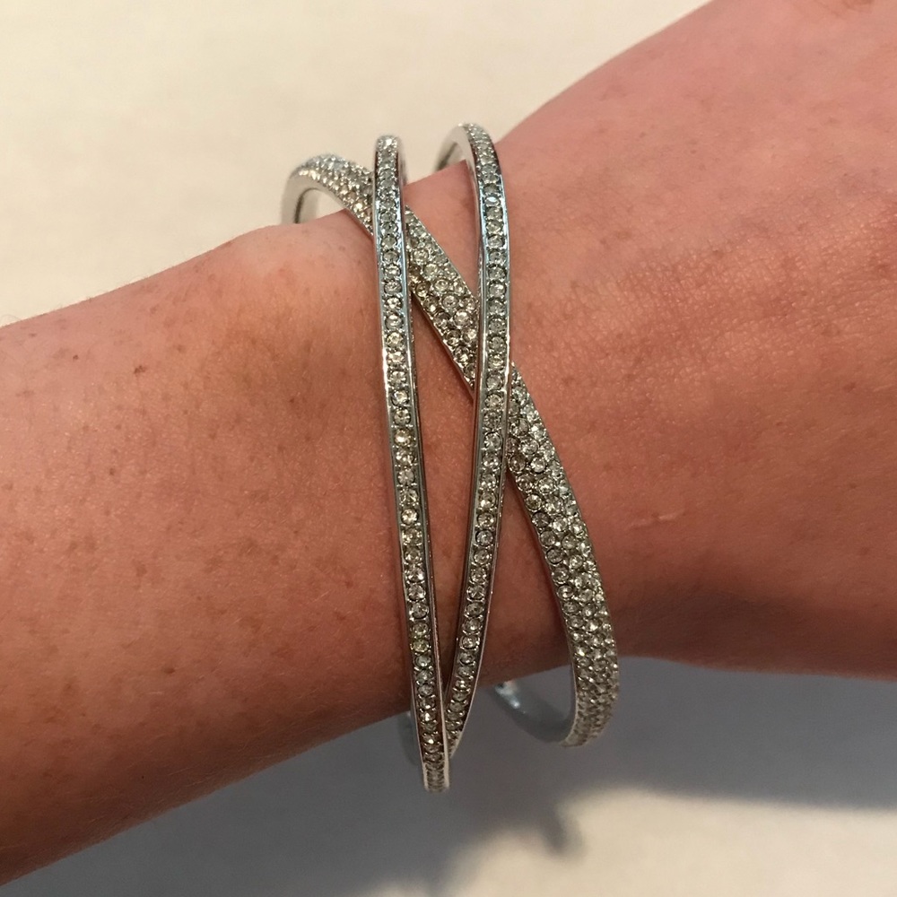 Nadri NWT Set of 3 Interlocking Bangles